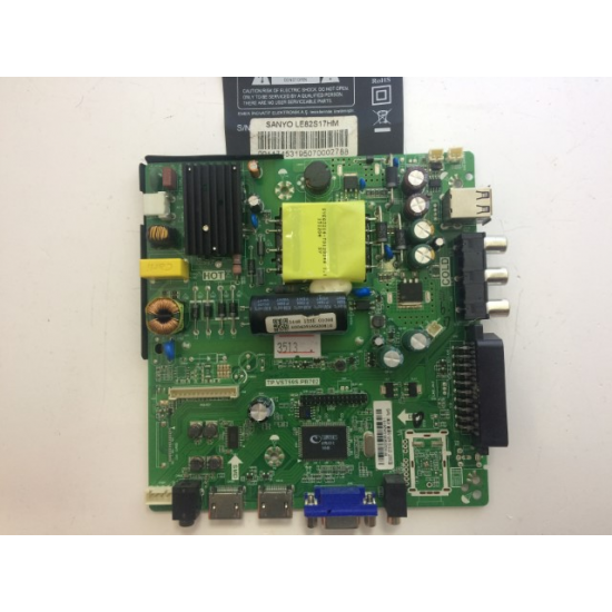 SANYO,NORDMENDE, TP.VST59S.PB702,B15020936-0A06151,SANYO LE82S17HM BOARD